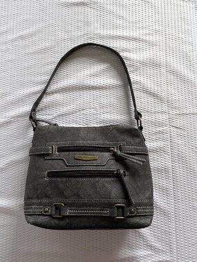 Stone Mountian USA Granite Gray Multi-Pocket Shoulder Bag